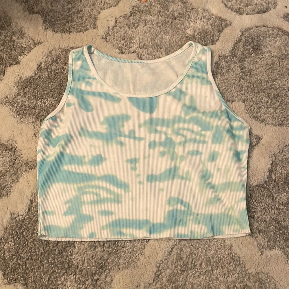 Cropped Tie dye tank